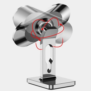 Kup Suport auto magnetic AWEI X19 pentru bord argintiu/negru - AWEI118 - {ean13} - Sklep Home Screen