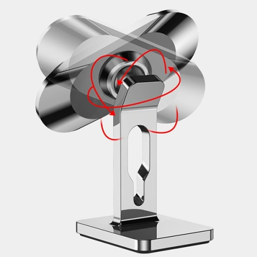 Kup Suport auto magnetic AWEI X19 pentru bord argintiu/negru - AWEI118 - {ean13} - Sklep Home Screen