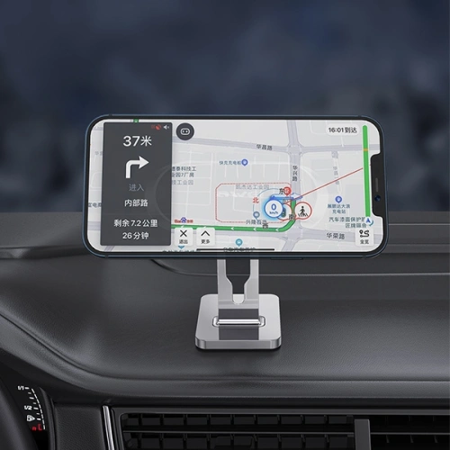 Kup Suport auto magnetic AWEI X19 pentru bord argintiu/negru - AWEI118 - {ean13} - Sklep Home Screen