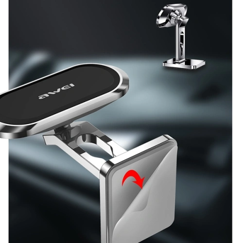 Buy AWEI X19 Dashboard Magnetic Car Mount Silver/Black - AWEI118 - {ean13} - Home Screen Store Europe