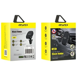 Buy AWEI X21 Air Vent Magnetic Car Mount Black - AWEI120 - {ean13} - Home Screen Store Europe