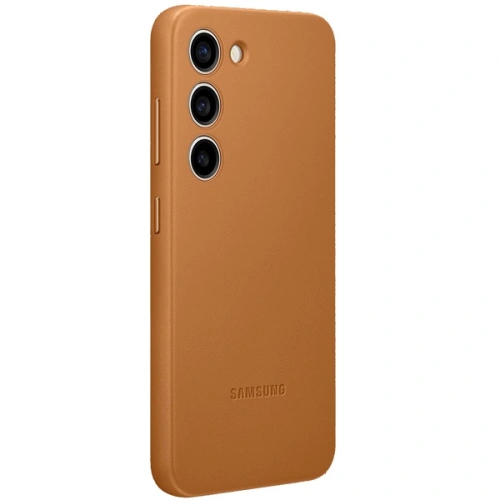 Kup Etui Samsung Galaxy S23+ Plus EF-VS916LA Leather Cover Camel - SMG853 - {ean13} - Sklep Home Screen
