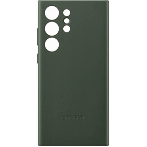 Buy Samsung Galaxy S23 Ultra EF-VS918LG Leather Cover Green - SMG856 - {ean13} - Home Screen Store Europe