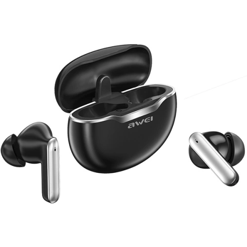 Kup Słuchawki TWS AWEI Bluetooth 5.3 T50 + stacja dokująca czarne - AWEI123 - {ean13} - Sklep Home Screen