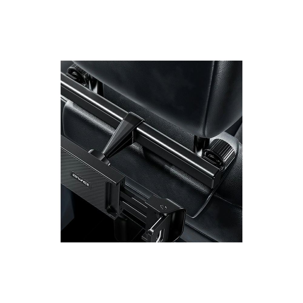 Uchwyt do zagłówka AWEI X40 czarny/black