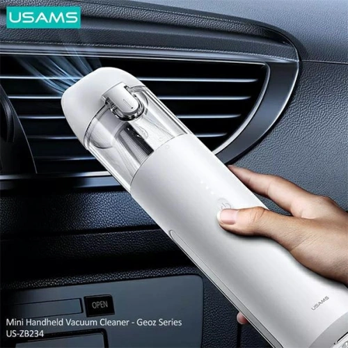 Kup Aspirator mini fără fir USAMS Geoz serie 65W alb MNXCQZB23402 (US-ZB234) - USA906 - {ean13} - Sklep Home Screen