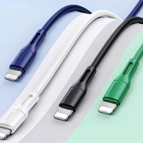 Buy USAMS U68 USB-A - Lightning Cable 2A Fast Charge 1m white SJ500USB02 (US-SJ500) - USA881 - {ean13} - Home Screen Store Europe