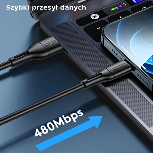 Kup Cablu USB-A - Lightning USAMS U68 2A 1m alb SJ500USB02 (US-SJ500) - USA881 - {ean13} - Sklep Home Screen