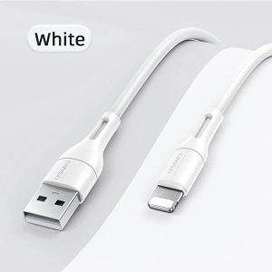 USB-A - Lightning kabel USAMS U68 2A 1m bílý SJ500USB02 (US-SJ500)