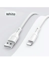Buy USAMS U68 USB-A - Lightning Cable 2A Fast Charge 1m white SJ500USB02 (US-SJ500) - USA881 - {ean13} - Home Screen Store Europe