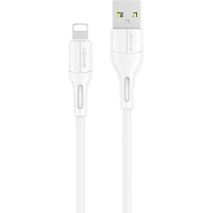 Kabel USB-A - Lightning USAMS U68 2A 1m biały SJ500USB02 (US-SJ500)