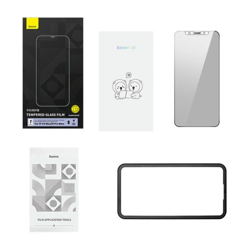 Kup Szkło hartowane Baseus Privacy Glass SGQP050902 0.3mm Apple iPhone 11 Pro Max/XS Max - BSU3970 - {ean13} - Sklep Home Screen