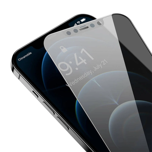 Buy Baseus Privacy Glass SGQP051202 0.3mm Apple iPhone 12 Pro Max - BSU3973 - {ean13} - Home Screen Store Europe