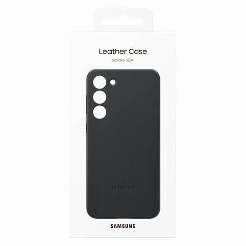 Buy Samsung Galaxy S23+ Plus EF-VS916LB Leather Cover Black - SMG854 - {ean13} - Home Screen Store Europe