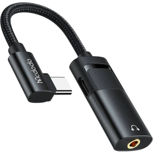 Kup Mcdodo 3.5mm Adapter CA-1880 USB-C/USB-C + AUX-Minibuchse (schwarz) - MDD83 - {ean13} - Sklep Home Screen