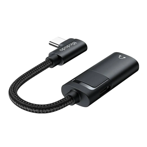 Kup Mcdodo 3.5mm Adapter CA-1880 USB-C/USB-C + AUX-Minibuchse (schwarz) - MDD83 - {ean13} - Sklep Home Screen