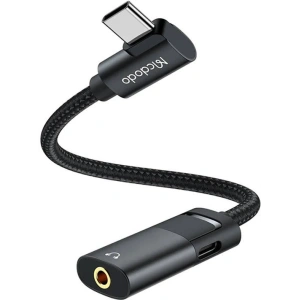 Kup Adaptor Mcdodo CA-1880 USB-C/USB-C + AUX mini jack 3.5mm (negru) - MDD83 - {ean13} - Sklep Home Screen