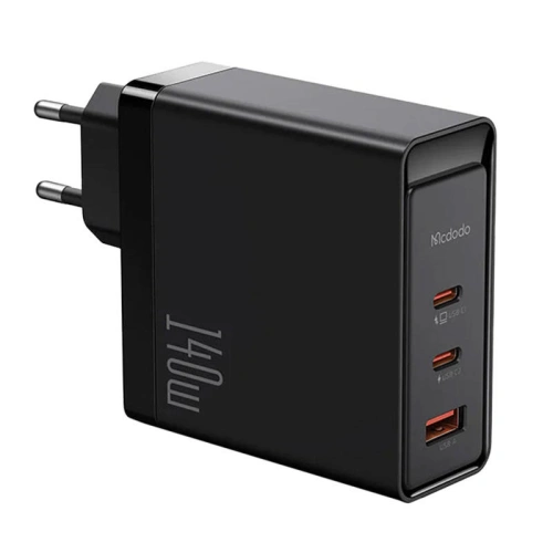 Buy Mcdodo CH-2911 Wall Charger GaN 2x USB-C, USB-A 140W (black) - MDD89 - {ean13} - Home Screen Store Europe