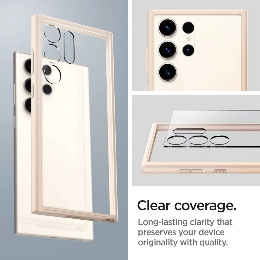 Etui Spigen Ultra Hybrid Samsung Galaxy S23 Ultra Sand Beige