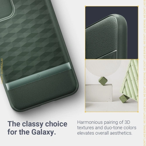 Kup Caseology Samsung Tasche Parallax Galaxy S23 Mitternachtsgrün - CSL95 - {ean13} - Sklep Home Screen