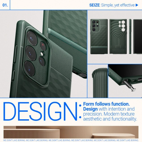 Kup Etui Caseology Parallax Samsung Galaxy S23 Ultra Midnight Green - CSL96 - {ean13} - Sklep Home Screen