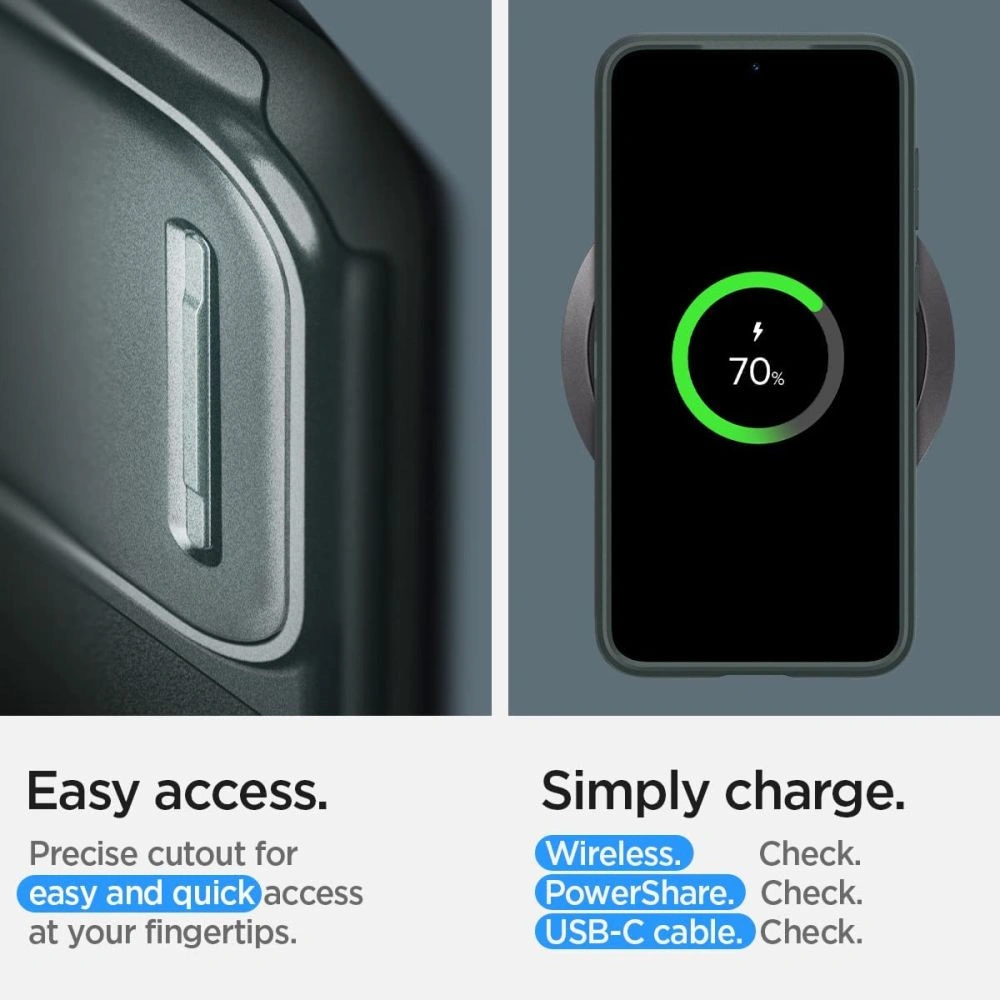 Etui Spigen Optik Armor Samsung Galaxy S23 Abyss Green