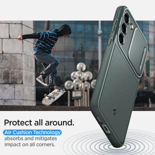 Kup Etui Spigen Optik Armor Samsung Galaxy S23 Abyss Green - SPN2782 - {ean13} - Sklep Home Screen