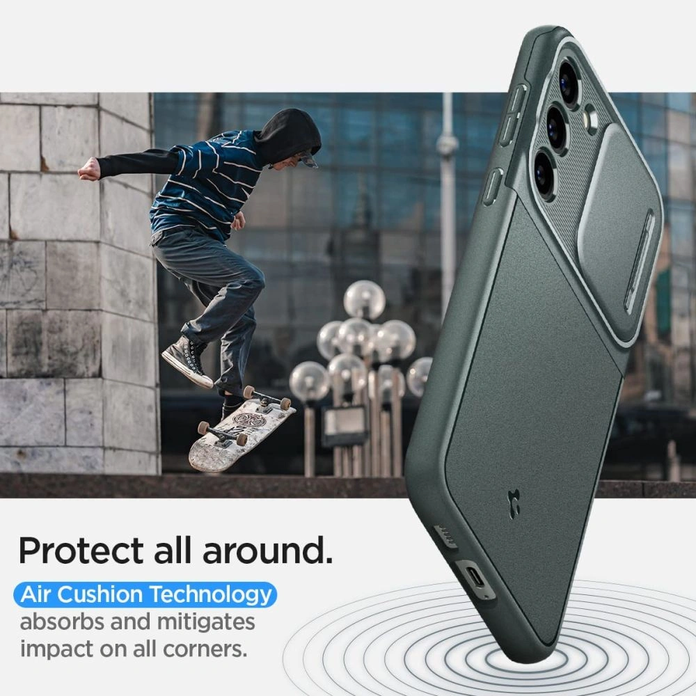 Etui Spigen Optik Armor Samsung Galaxy S23 Abyss Green