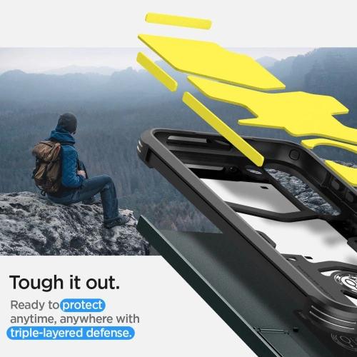 Kup Spigen Samsung Tasche Tough Armor Galaxy S23+ Plus Abyss Grün - SPN2784 - {ean13} - Sklep Home Screen