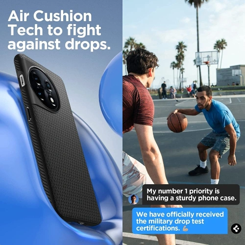 Kup Spigen OnePlus Tasche Liquid Air 11 5G Mattschwarz - SPN2786 - {ean13} - Sklep Home Screen