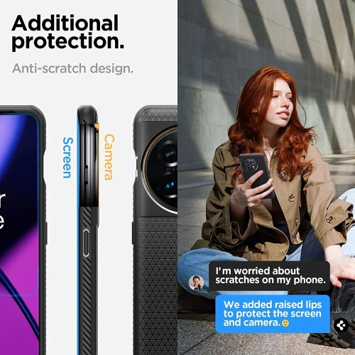 Kup Spigen OnePlus Tasche Liquid Air 11 5G Mattschwarz - SPN2786 - {ean13} - Sklep Home Screen