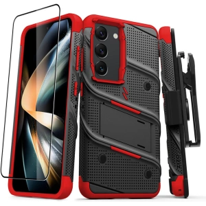 Kup Etui ZIZO BOLT Series Samsung Galaxy S23 + sticlă (negru/roșu) - ZIZ118 - {ean13} - Sklep Home Screen