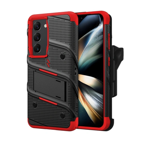 Kup Samsung ZIZO BOLT Serie Fall Galaxy S23 + Glas (schwarz/rot) - ZIZ118 - {ean13} - Sklep Home Screen