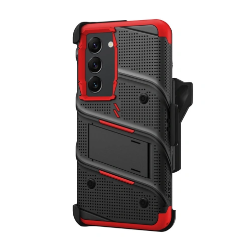 Kup Samsung ZIZO BOLT Serie Fall Galaxy S23 + Glas (schwarz/rot) - ZIZ118 - {ean13} - Sklep Home Screen