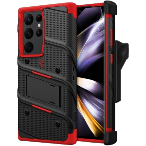 Kup Samsung ZIZO BOLT Series Tasche Galaxy S23 Ultra + Glas (schwarz/rot) - ZIZ120 - {ean13} - Sklep Home Screen