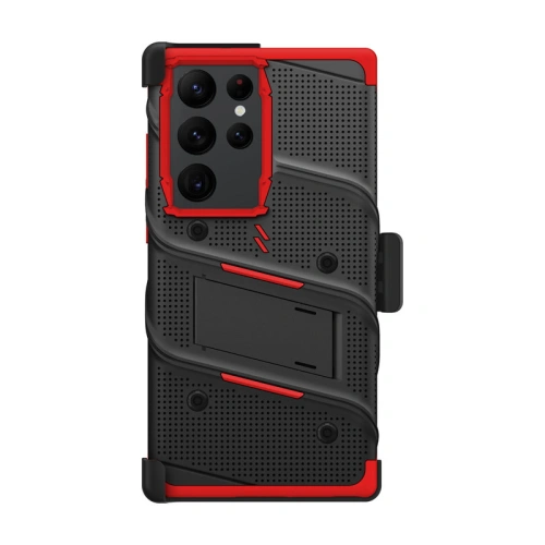 Kup Samsung ZIZO BOLT Series Tasche Galaxy S23 Ultra + Glas (schwarz/rot) - ZIZ120 - {ean13} - Sklep Home Screen