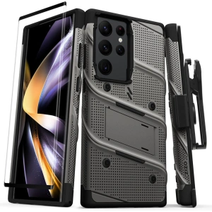 Kup Etui ZIZO BOLT Series Samsung Galaxy S23 Ultra + sticlă (gri) - ZIZ121 - {ean13} - Sklep Home Screen