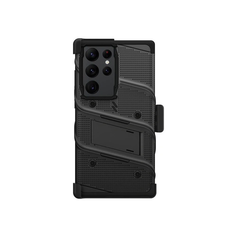 Etui ZIZO BOLT Series Samsung Galaxy S23 Ultra + szkło (czarny)