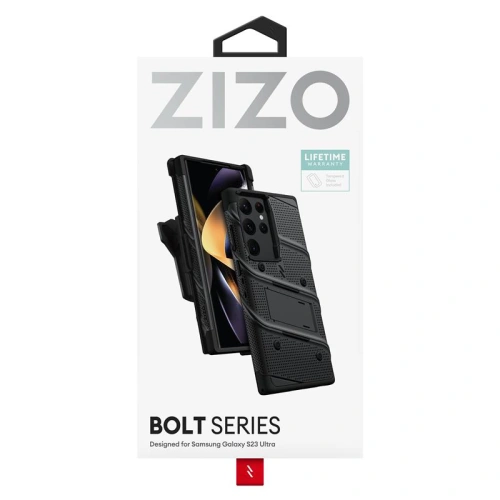 Kup ZIZO BOLT Sorozat tok Samsung Galaxy S23 Ultra + üveg (fekete) - ZIZ124 - {ean13} - Sklep Home Screen