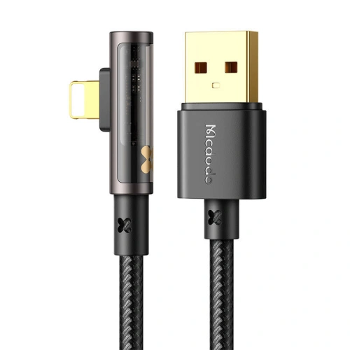 Kup Cablul unghiular Mcdodo Prism CA-3511 USB-A/Lightning, 1.8m (negru) - MDD91 - {ean13} - Sklep Home Screen