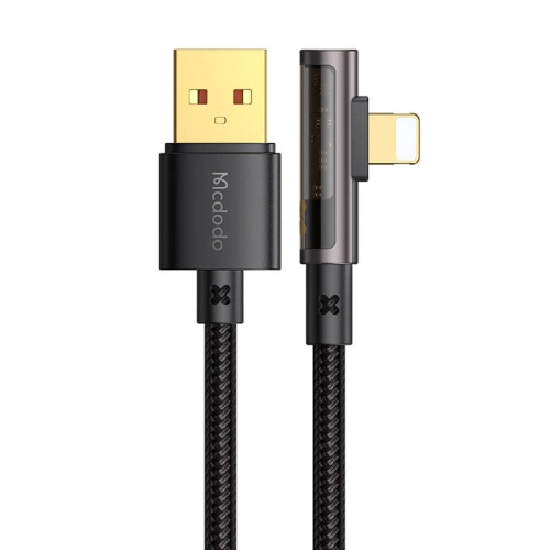 Kup Kabel kątový Mcdodo Prism CA-3511 USB-A/Lightning, 1.8m (černý) - MDD91 - {ean13} - Sklep Home Screen