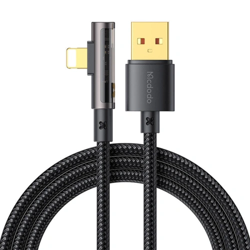 Kup Cablul unghiular Mcdodo Prism CA-3510 USB-A/Lightning, 1.2m (negru) - MDD92 - {ean13} - Sklep Home Screen