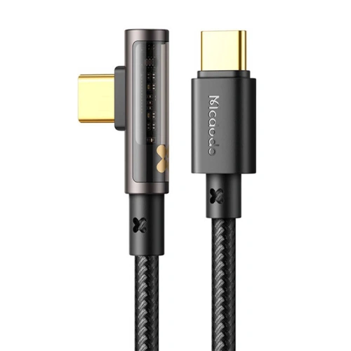 Kup Cablul unghiular Mcdodo Prism CA-3401 USB-C/USB-C 100W, 1.8m (negru) - MDD95 - {ean13} - Sklep Home Screen