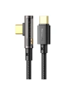 Cablul unghiular Mcdodo Prism CA-3401 USB-C/USB-C 100W, 1.8m (negru)