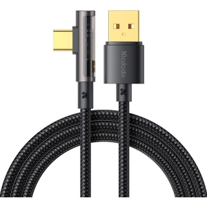 Kup Sarokkábel Mcdodo Prism CA-3381 USB-A/USB-C 6A, 1.8m (fekete) - MDD98 - {ean13} - Sklep Home Screen