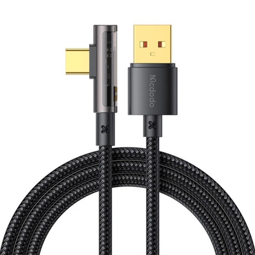 Kup Cablul unghiular Mcdodo Prism CA-3381 USB-A/USB-C 6A, 1.8m (negru) - MDD98 - {ean13} - Sklep Home Screen