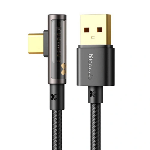 Kup Cablul unghiular Mcdodo Prism CA-3381 USB-A/USB-C 6A, 1.8m (negru) - MDD98 - {ean13} - Sklep Home Screen