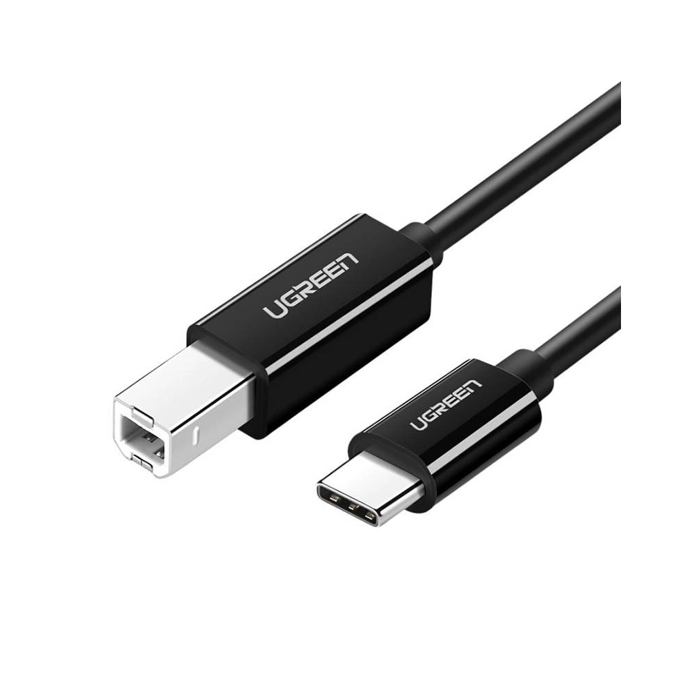 Kabel UGREEN US241 USB-C/USB-B do drukarki, 1m (czarny)