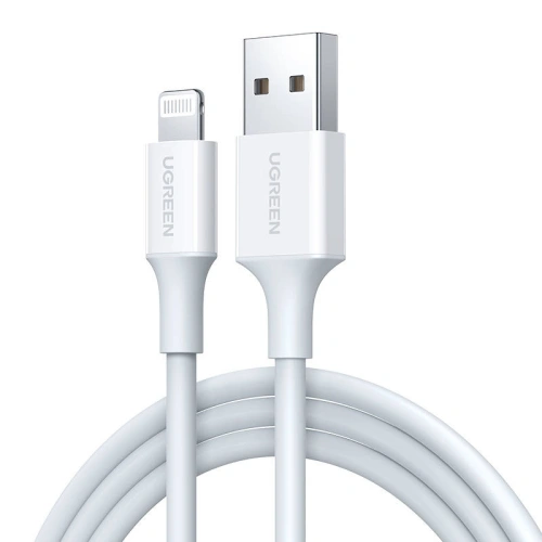 Kup Kabel UGREEN US155 USB-A/Lightning 2.4A, 0.25m (bílý) - UGR1456 - {ean13} - Sklep Home Screen