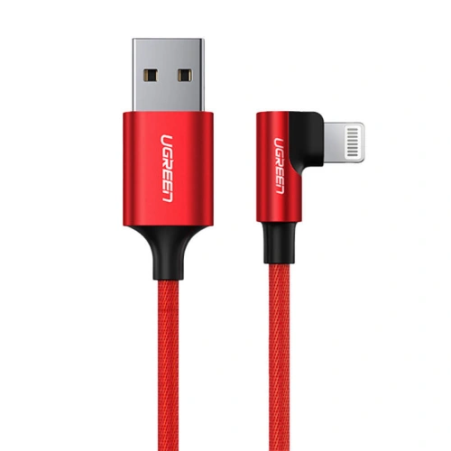Kup UGREEN US299 USB-A/Lightning 2.4A, 1m (piros) sarokkábel - UGR1459 - {ean13} - Sklep Home Screen